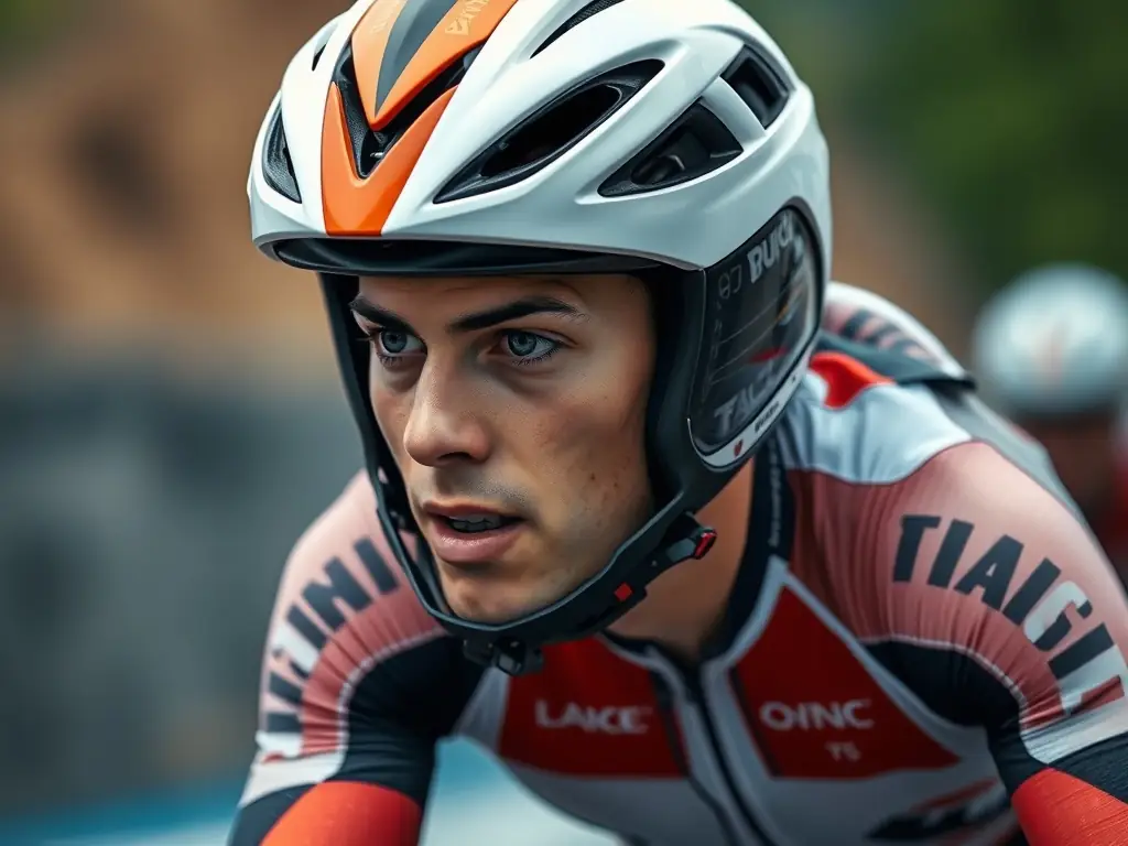 An inspiring photo of a TEAM NBK rider pushing their limits on the track, capturing the personal growth and fulfillment that comes from overcoming challenges.